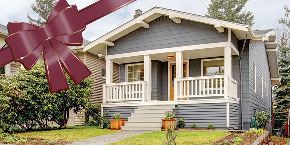 House with a bow